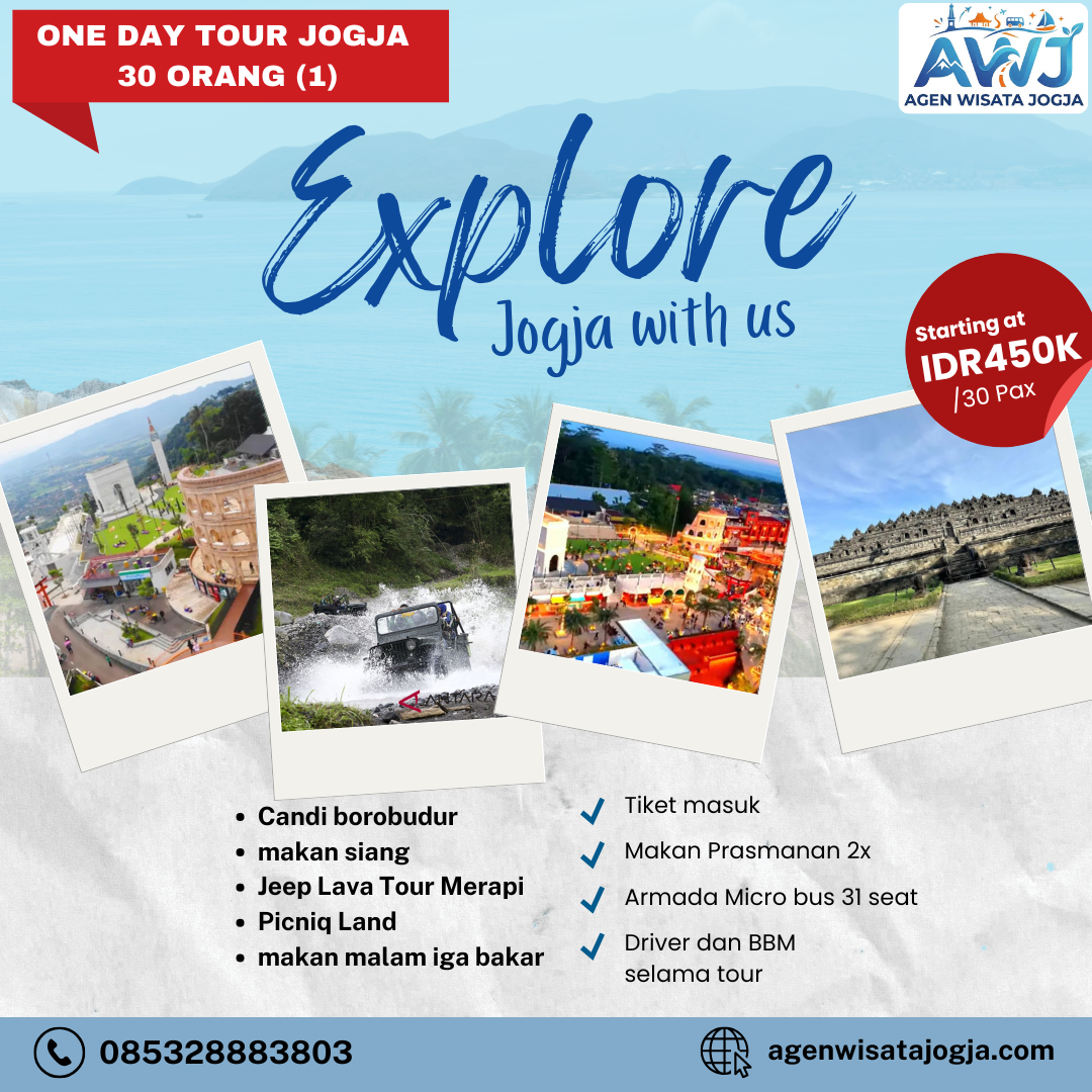 Paket Wisata 1 Hari Jogja_30Pax_1_Agenwisatajogja
